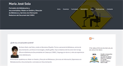 Desktop Screenshot of mariajosesola.com.es